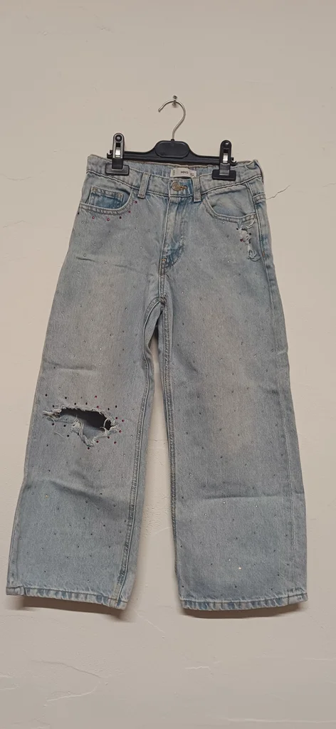 Jeans patte d'éléphant customisé 10ans